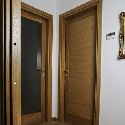 porte in legno corridoio